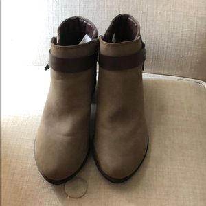 Brown booties
